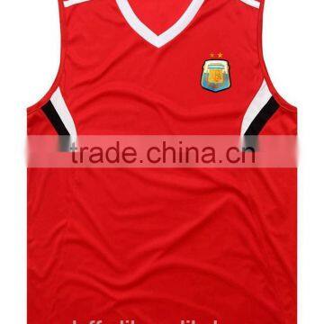 Custom Mens Sleeveless Vest Soccer Training Jersey For Men Team Shirts football jersey set