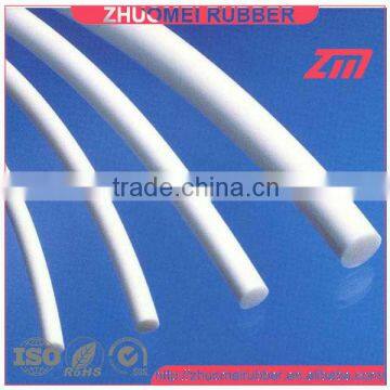 white Food grade Insulation silicone sponge rubber cord