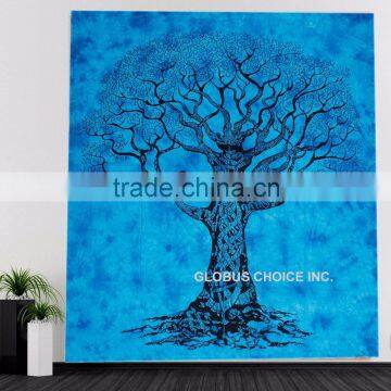 Queen size Indian Wall Hanging Life Of Tree Wall Decor Art Tapestry