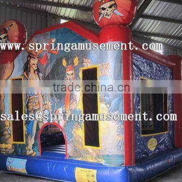 inflatable pirate jumping castles hook and loop fastener for sale sp-pp017