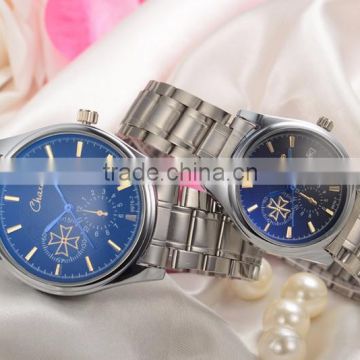 hot seller 2016 cheap couple watches wholesale stainless steel men women watch