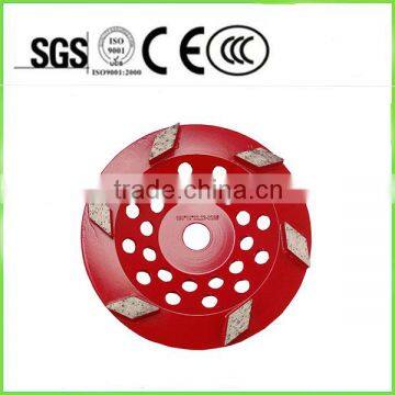 6 bar segment diamond grinding wheel for concrete