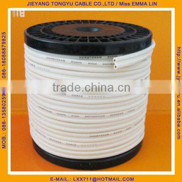 Audio Cable 18AWG White Soft Speaker Cable Square Speaker Wire photo-3