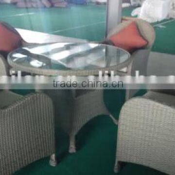Classical rattan dining table and chair dining set