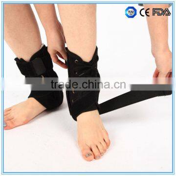 New comming Orthopedic lace up ankle support - breathable ankle fracture brace ankle sleeve