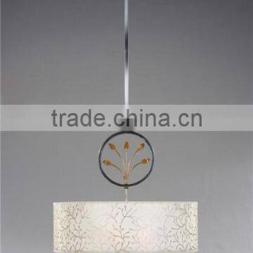 2015 Classical White Modern Fabric Shade Pendant Lamp Lighting Fixture photo-4