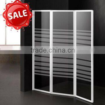 bathroom folding glass door made in Pinghu 6593