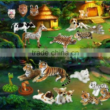 high quality kids toy forest animals stuffed plush lion toy