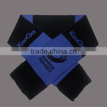 ACRYLIC JACQUARD LOGO PROMOTIONAL FOOTBALL TEAM SCARF