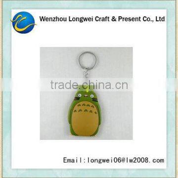 cartoon totoro lovely pvc keychain/soft pvc keychain/keyring