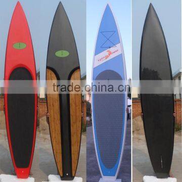 Customized Bamboo Veneer SUP Paddle Board/Carbon Fiber Sup Race Board/Sup Racing Board