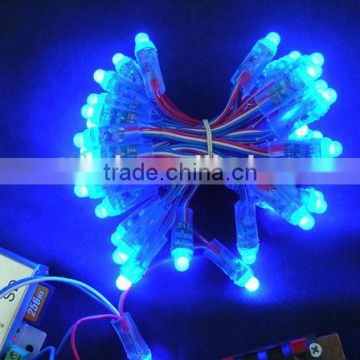 12mm WS2811 waterproof IP68 smart led module pixel light;DC5V input;full color;50pcs a string;round shape