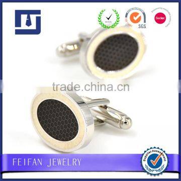 Black honeycomb grateful dead magnetic cufflinks