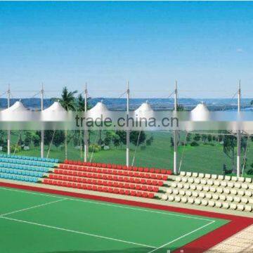 sports stand environmental tent membrane structure with 30 years guaranty