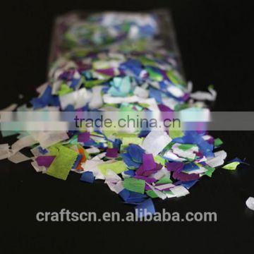 wholesale cheap party confetti made of eco friendly tissue paper