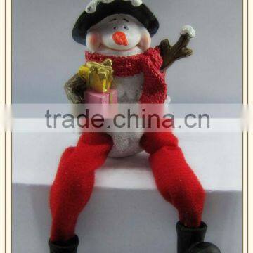 Snowman resin figurines, hotsale resin crafts