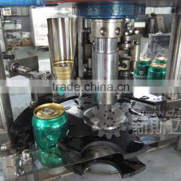 Automatic plastic can seaming machine