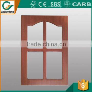 PVC coated MDF hanging cabinet with glass door