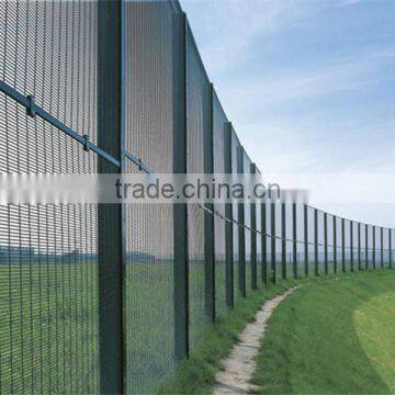 PVC coated anti climb high security prison fence