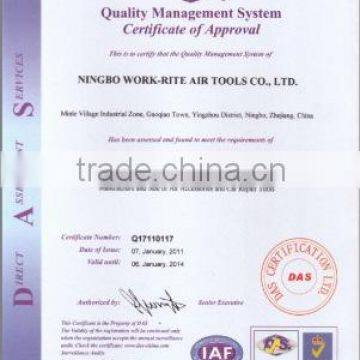 Quality Management System Certificate of Approval