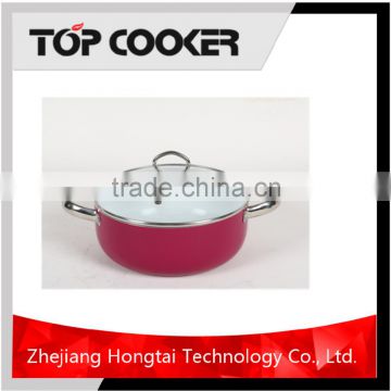 Aluminum press ceramic coating eco-friendly casserole carrier