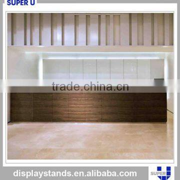 Customized Wooden Painted Retail Cash Counter photo-5
