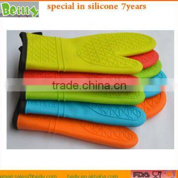 silicone rubber oven bbq non-stick silicone gloves