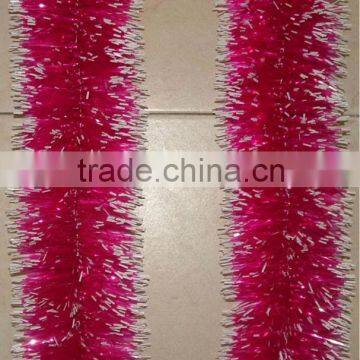 christmas tinsel indoor garland various color and material