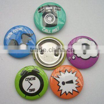 tinplate badge button