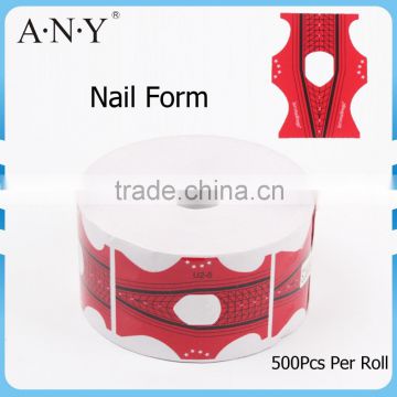 ANY Dual Form Nail System Shaper 500 Pcs Paper Nail Form