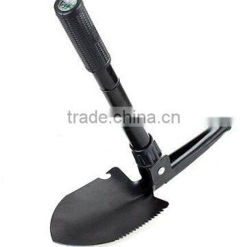 military folding shovel with pick