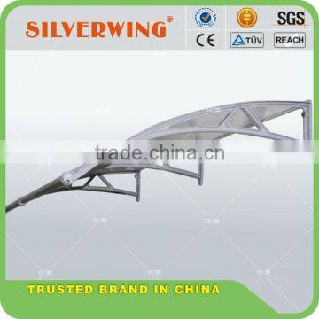 Hot sale Euro design DIY plastic door used awnings for sale new shade with water gutter