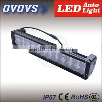 Super brightness 12v 24v flood spot offroad light dual row 240w led light bar for trucks