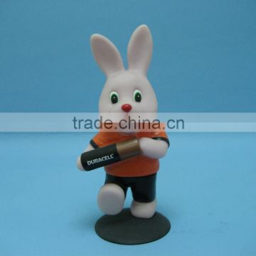 Plastic rabbit with base