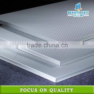 2016 Sound-absortion Lay-in 585*585 Aluminum Perforated Ceiling