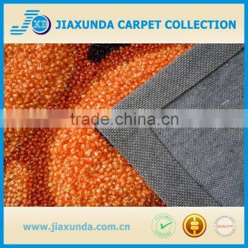 New Design Orange Colour 3D Tufted Carpets for Home Quality Choice