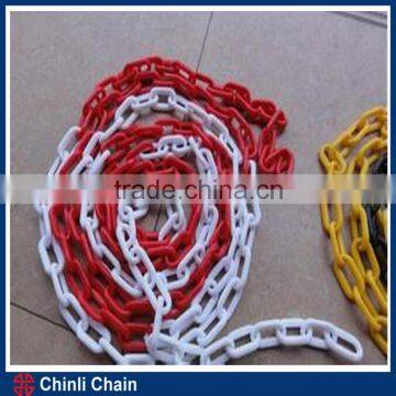 Coloured Plastic Chain, Traffic Warning Plastic Chain, plastic link chain