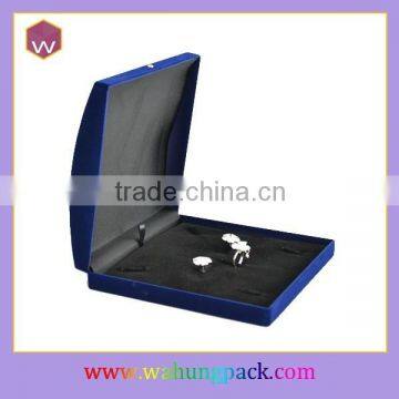 Fancy Black Plastic Jewelry Gift Box For Necklace/Pendant Wholesale & Custom Necklace Package Box photo-5