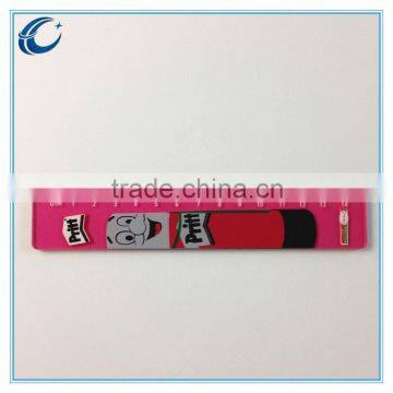 2015 hot sale ruler plastic ruler with custom logo printing ruler Stationery