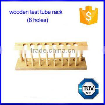 Laboratory 8 Holes Wooden Test Tube Rack photo-3