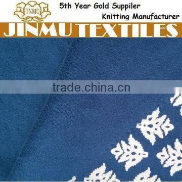 JINMU textiles High Quality Gament Printed Spandex Cotton Interlock Fabric