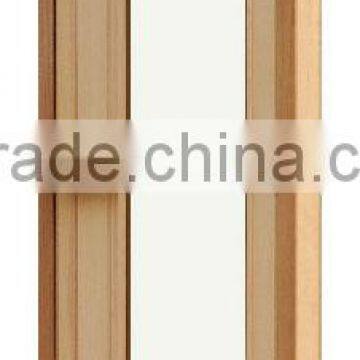 Models of Interior wood doors with glass inserts Kd-7071