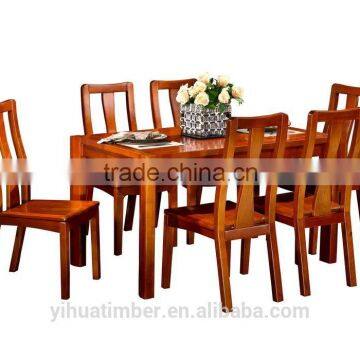 2015 dining table set Furniture /luxury dining room set /Solid wood dining table