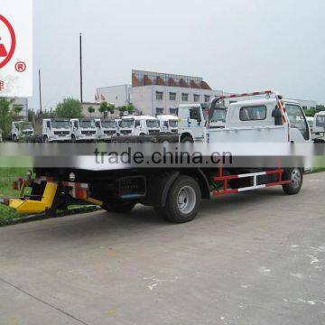 Light Duty ISUZU 5 Ton slide flatbed road wrecker tow truck for sale from China manufacturer