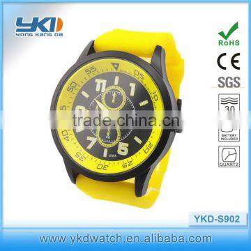 2014 new silicone band 3 atm water resistant quartz watches