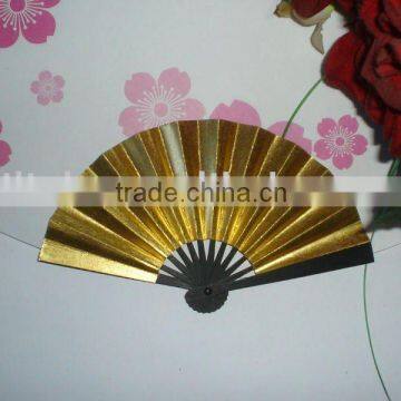 New arrival gold hand fan