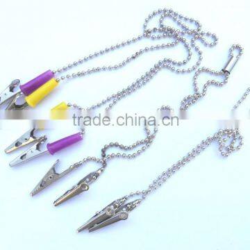 Dental Patient Bib Clip Chain Napkin Holder & Disposable Bib Holders Without Lock photo-2