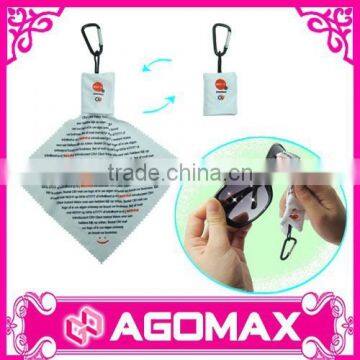 Business gifts magic eyeglass cleaning cloth with pouch