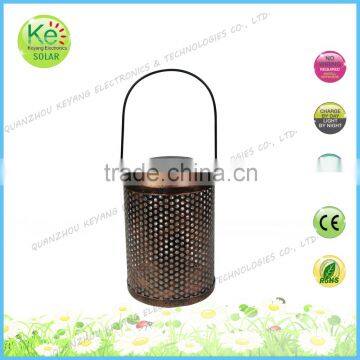 Metal Lentarn Park Street Solar LED Hanging Light