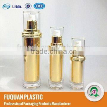 Acrylic glint gold cosmetic private limited essence bottles set